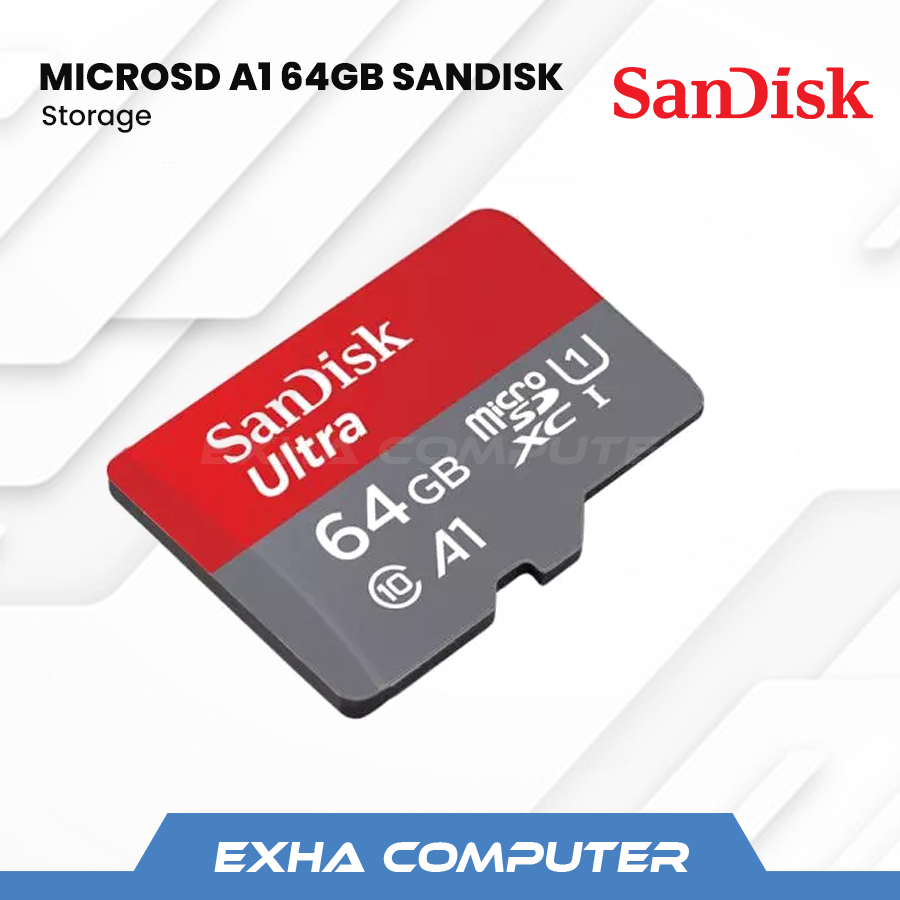 Memory Card MicroSD MIcro SD Sandisk Ultra Class 10 64GB 64 GB