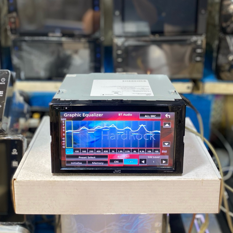 Head Unit Merk JVC KW-M540BT Standar all new Suzuki Ertiga ukuran 7 inch