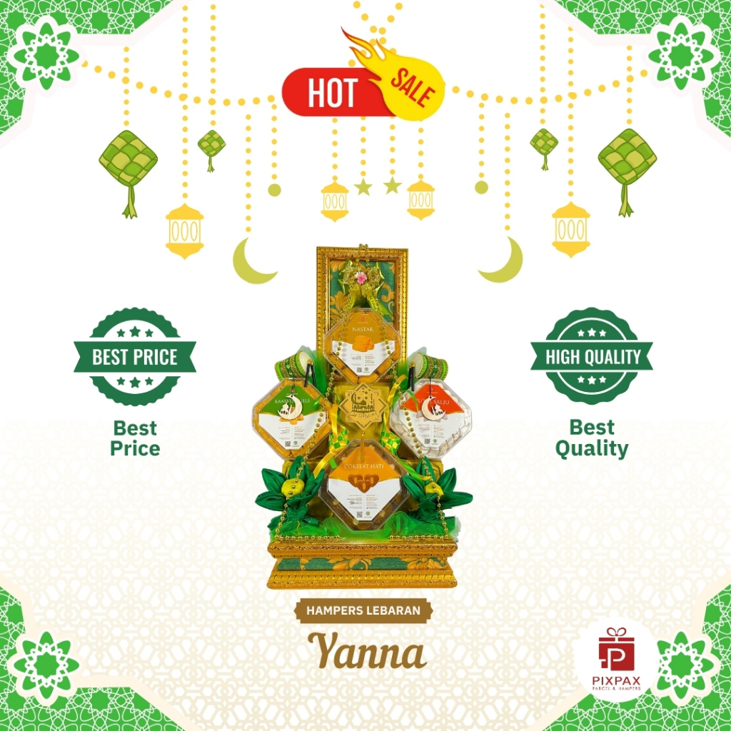 

Parcel Hampers Lebaran Unik Idul Fitri 2025 Pixpax - Seri Cookies | Yanna