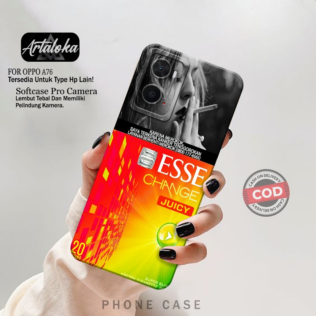 Case Hp Oppo A76 - Fashion Case Rk - Softcase Oppo A76 - Casing Oppo A76 - Kesing Oppo A76 - Silikon