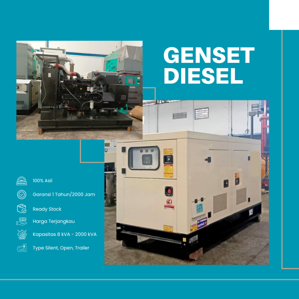 Genset Diesel 50 kVA - Genset Silent Yanmar 50 kVA Isuzu 50 kVA Fawde 50 kVA