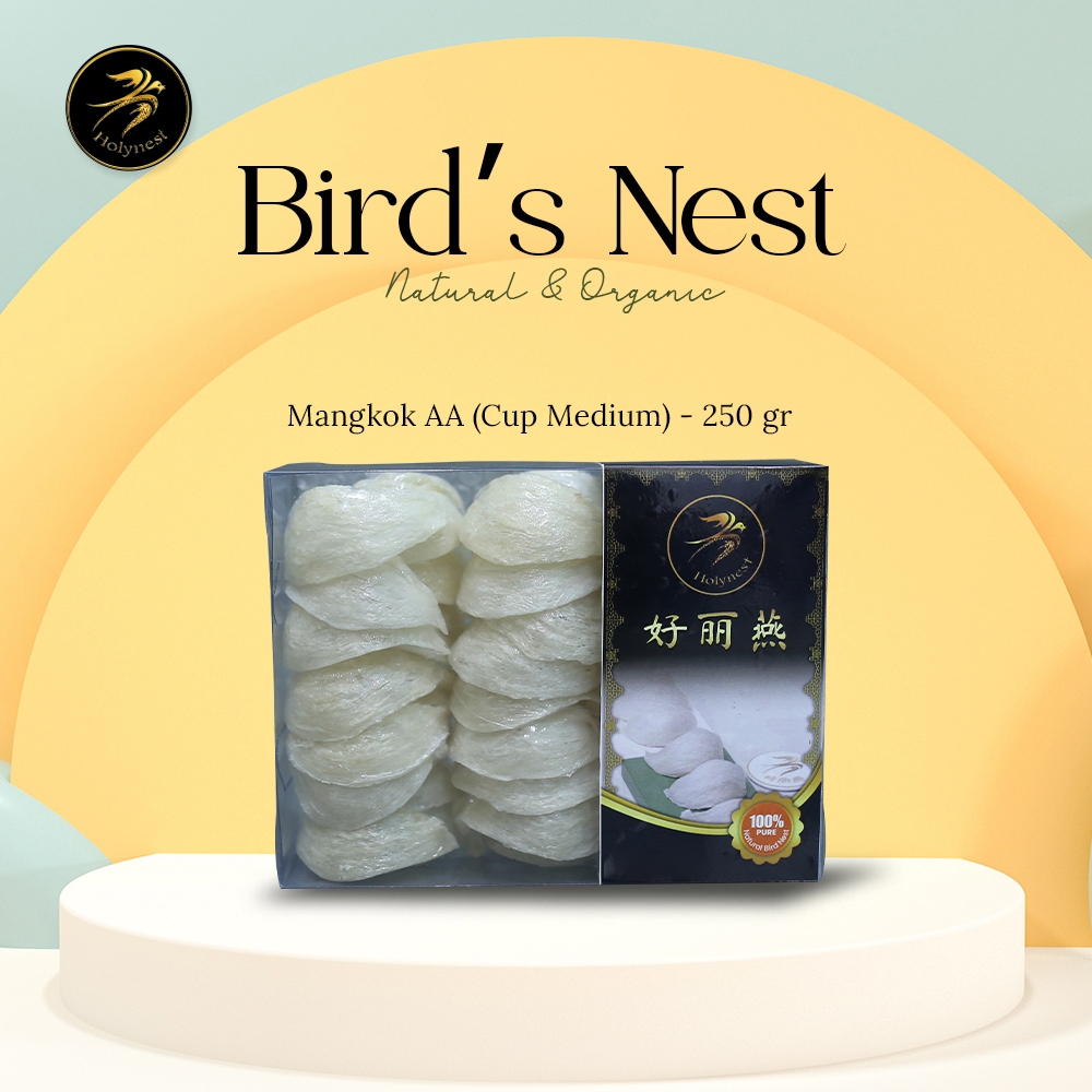 

Bird's Nest Mangkok AA (Cup Medium) 250 gr