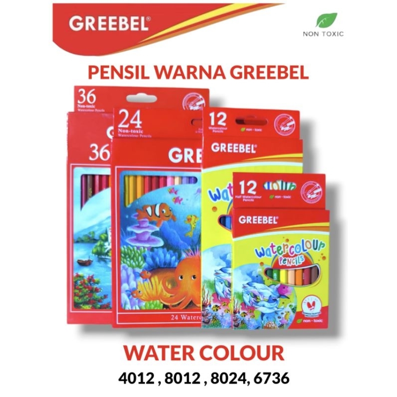 

PENSIL WARNA GREEBEL WATER COLOUR / AQUAREL