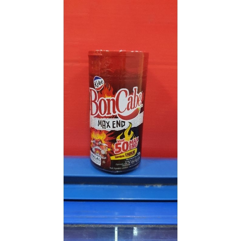 

Bon Cabe Max End Level 50 Max End Sambal Tabur 30gr