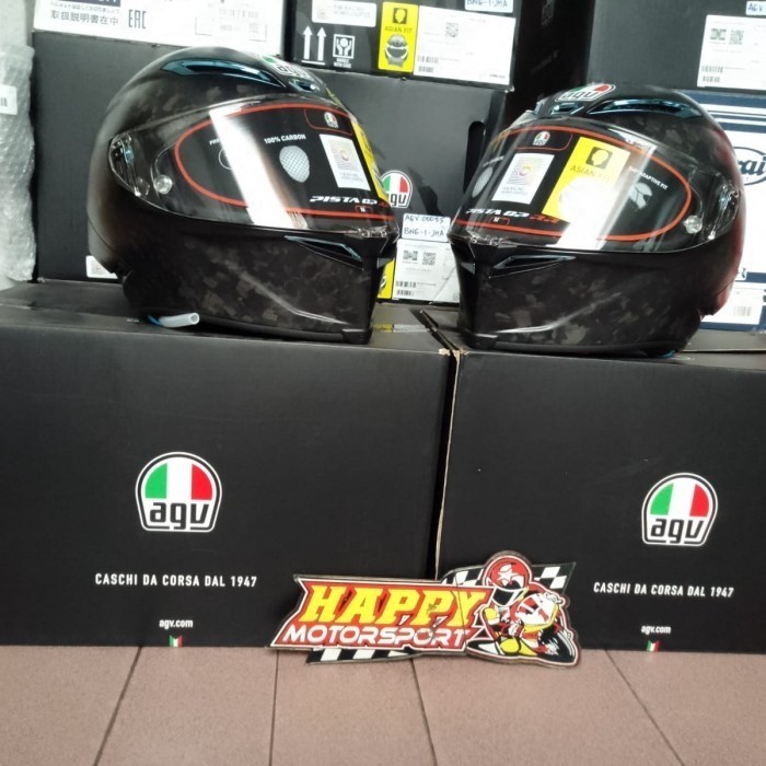 Helm fullface AGV Pista Futuro GPRR carbon forged S M L XL