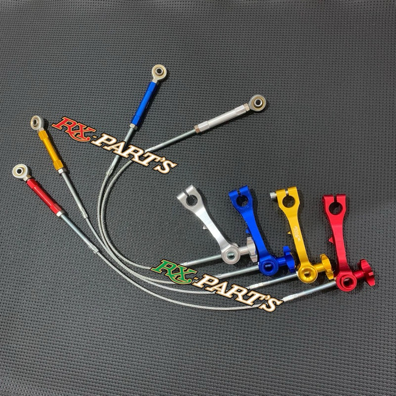 SELING REM / TARIKAN REM + PAHA REM CNC - UNTUK REM MOTOR YANG MENGGUNAKAN TROMOL / UNDERBONE ( MOTO