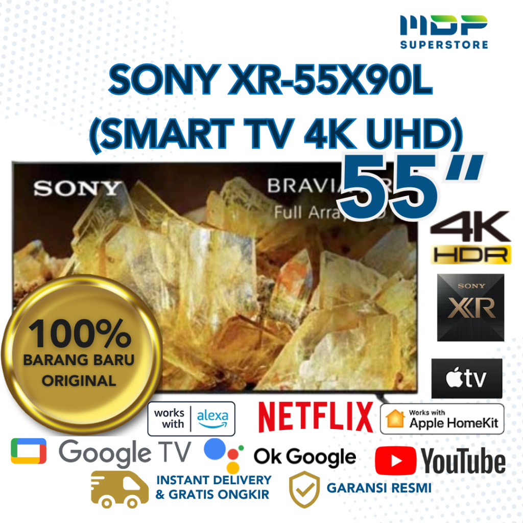 LED TV SONY 55" XR-55X90L (SMART TV 4K UHD)
