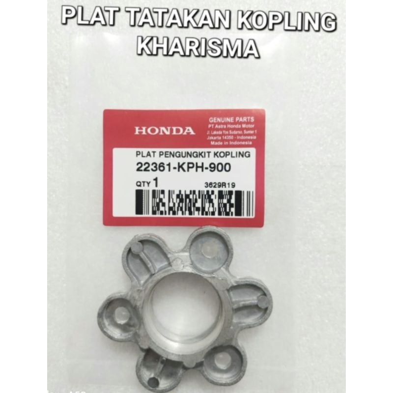 plat tatakan bearing kopling karisma original