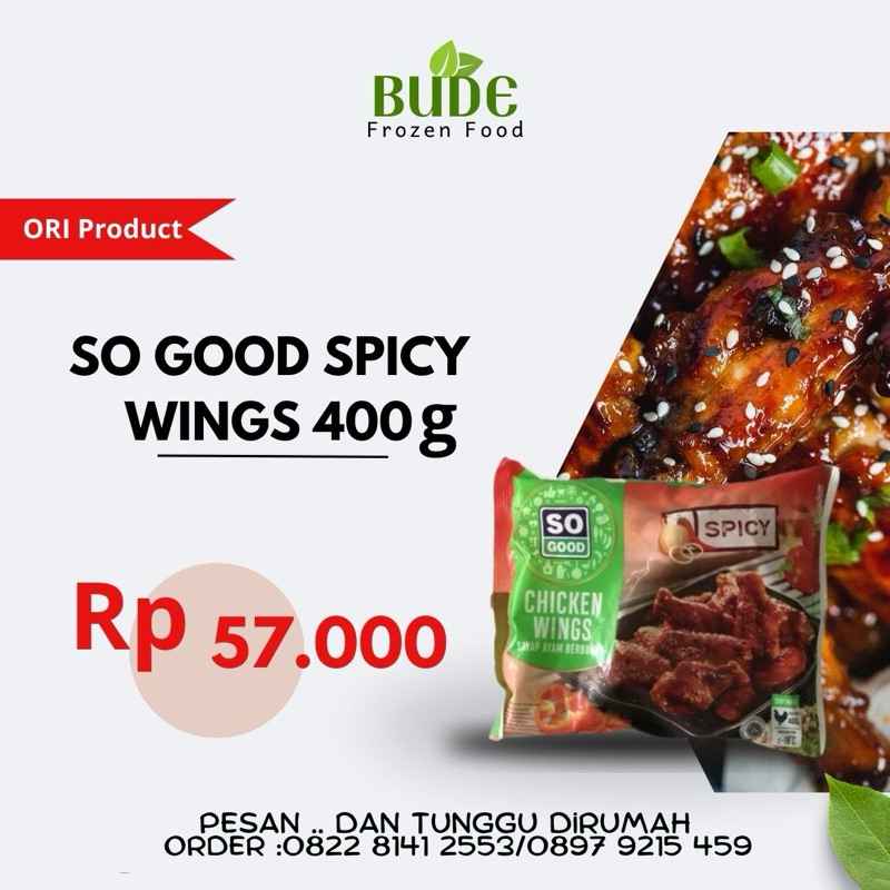 

so good spicy wings