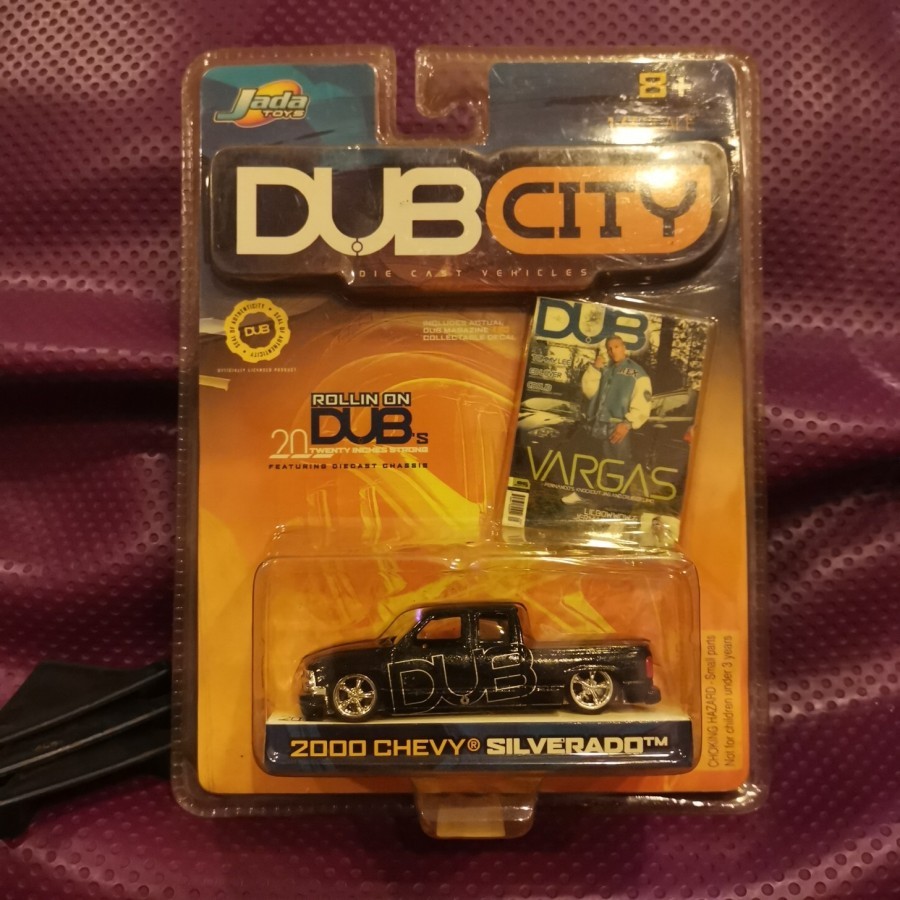 Jada Dub City Series - Chevrolet Silverado Pickup Truck Black Hitam