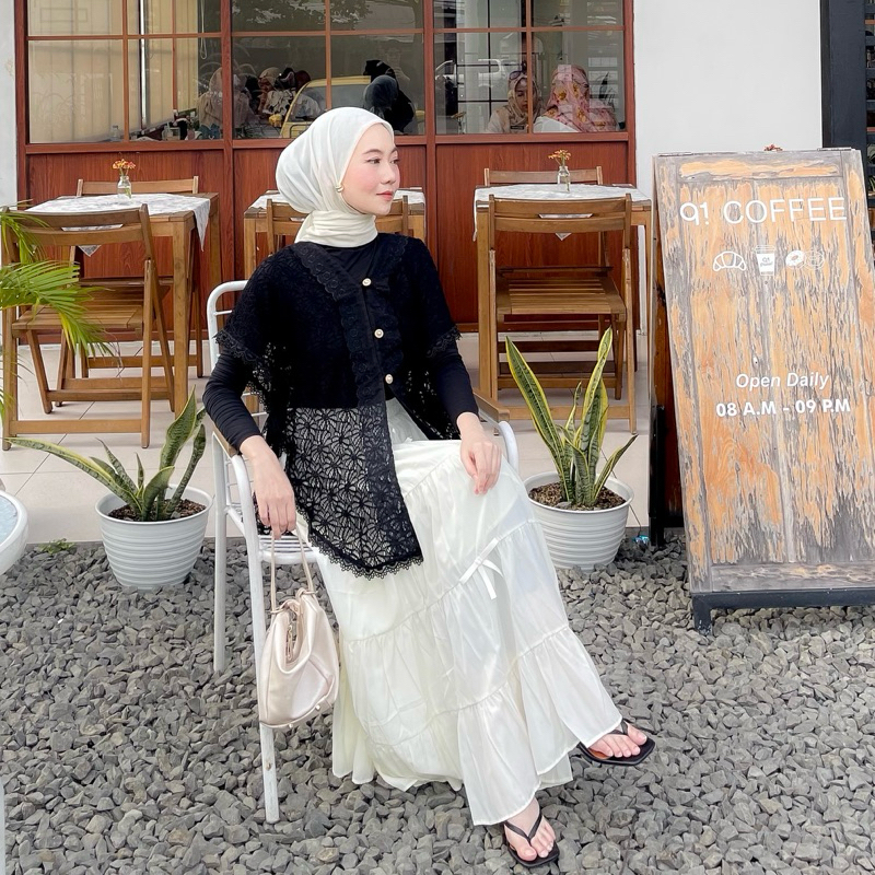 BEST SELLER YUA VEST BY LOVAFORYOU - VEST BROKAT - VEST WANITA - BAJU KONDANGAN