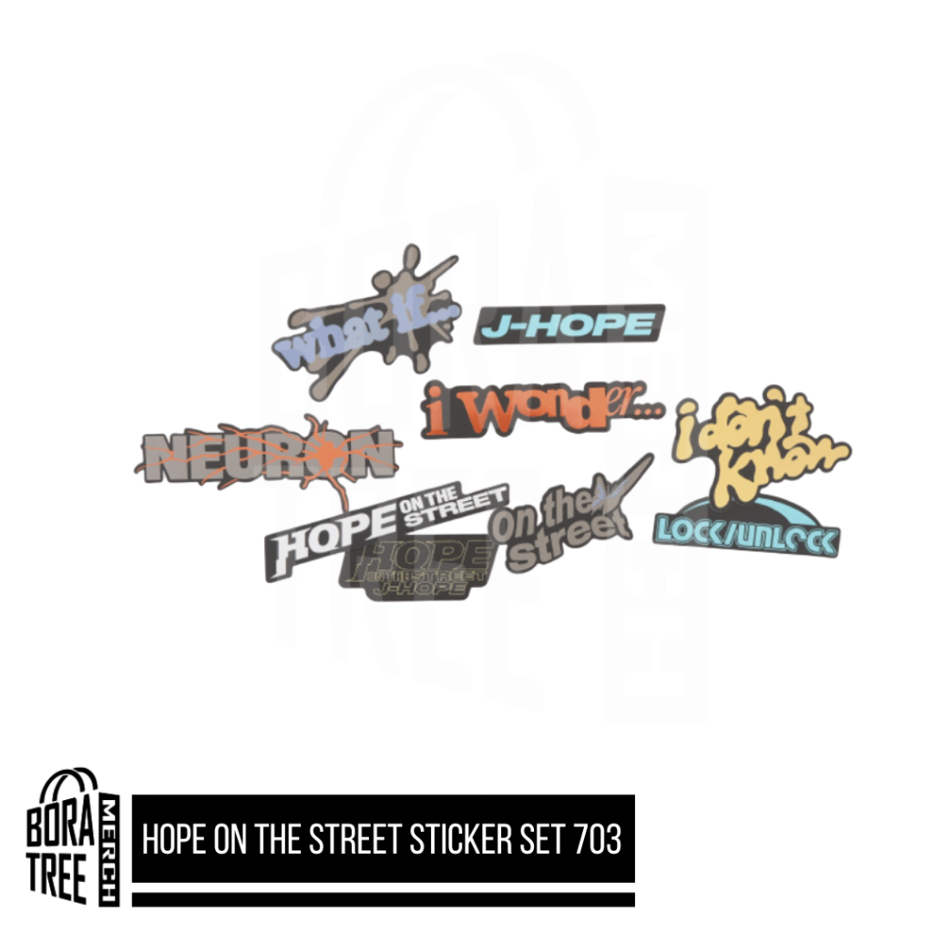 HOPE ON THE STREET STICKER SET