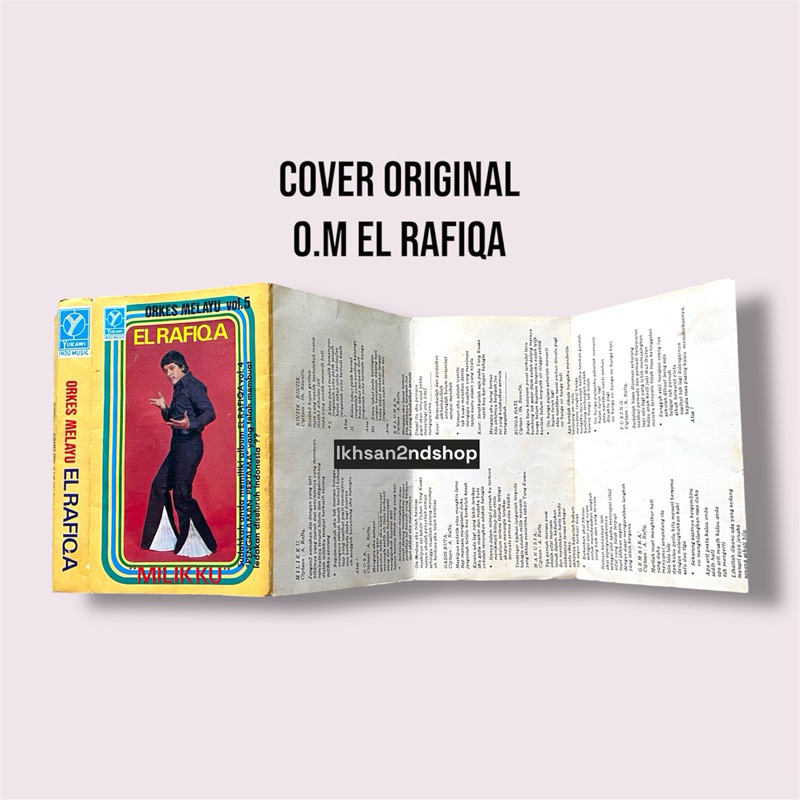 Sampul / Cover Kaset Pita O.M El Rafiqa Original