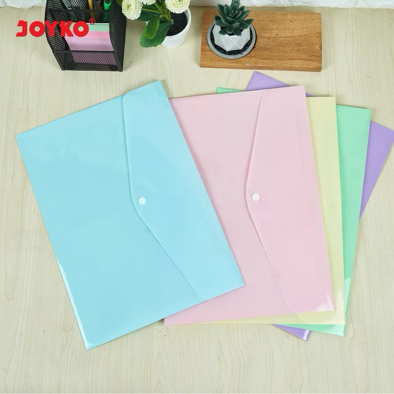 

Map Kancing Plastik Data Bag Tas Joyko DBG-108 Pastel Color