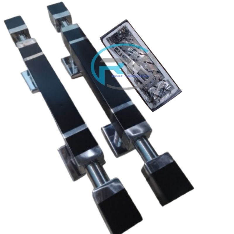 Gagang Pintu Minimalis/Handle Pintu Rumah Motif kotak Barbel Mewah