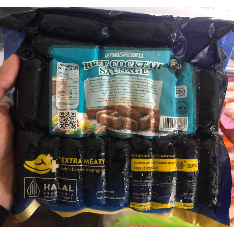 

KANZLER Beef C0ckt4il Sausage / Sosis Sapi 250gr HALAL KHUSUS JAWA TIMUR