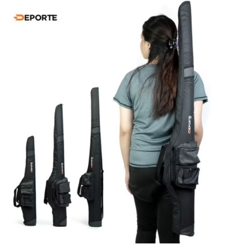 Tas pancing joran multipungsi ukuran 80 cm 100 cm 120 cm joran casting spining