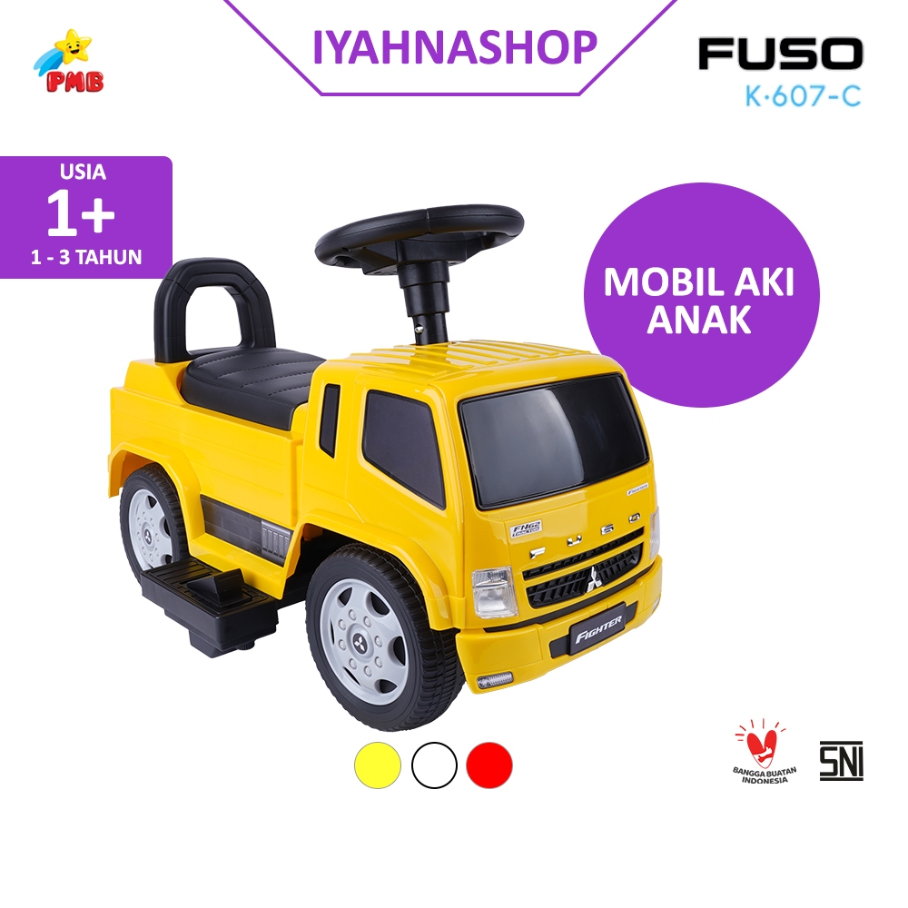 MAINAN MOBIL MOBILAN AKI TOLOCAR ANAK FUSO PMB K607C