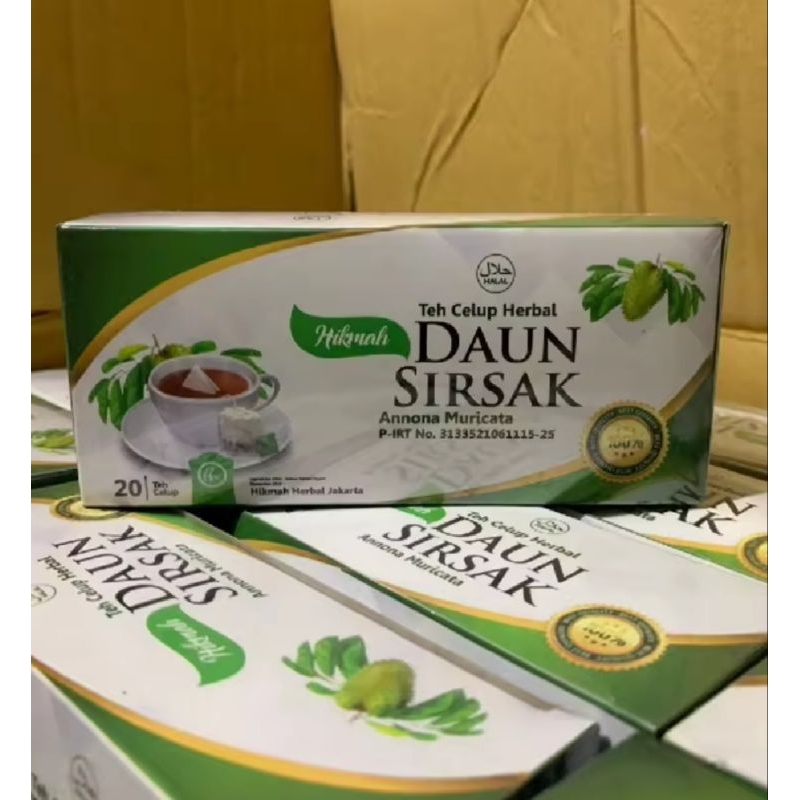 

Teh celup herbal daun sirsak