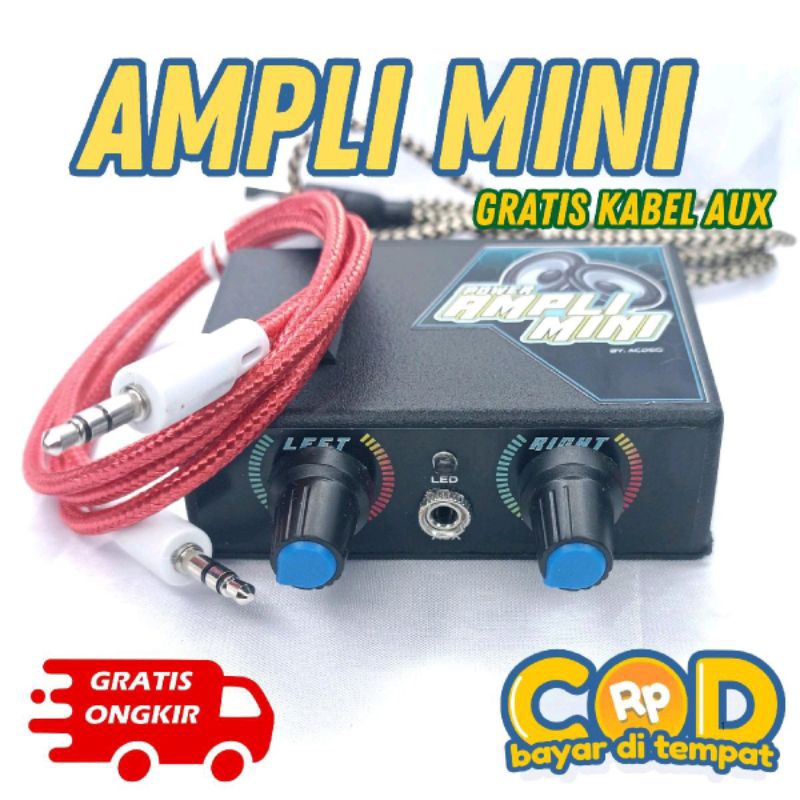 Power ampli mini murah 5 volt/Gratis Kabel Aux