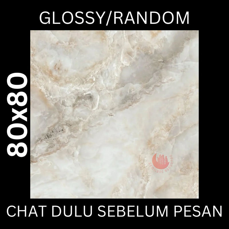 GRANIT SUNPOWER 80x80 TANZANIA ONYX / KERAMIK LANTAI / KERAMIK MEJA / KERAMIK LICIN / KILAT / MOTIF 