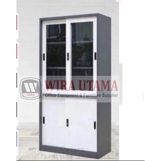 Lemari Obat / Lemari Dokumen Besi / Lemari Sliding Kaca / Lemari Dorong Kaca / Lemari Besi Kaca / ME