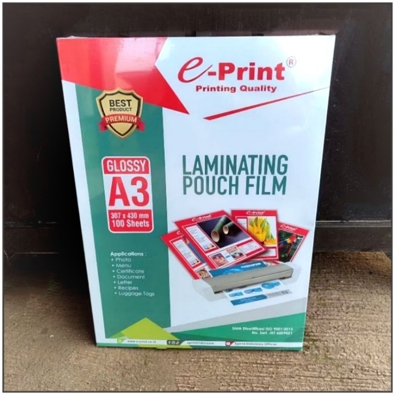 

10 Pcs Plastik Laminating A3 EPRINT