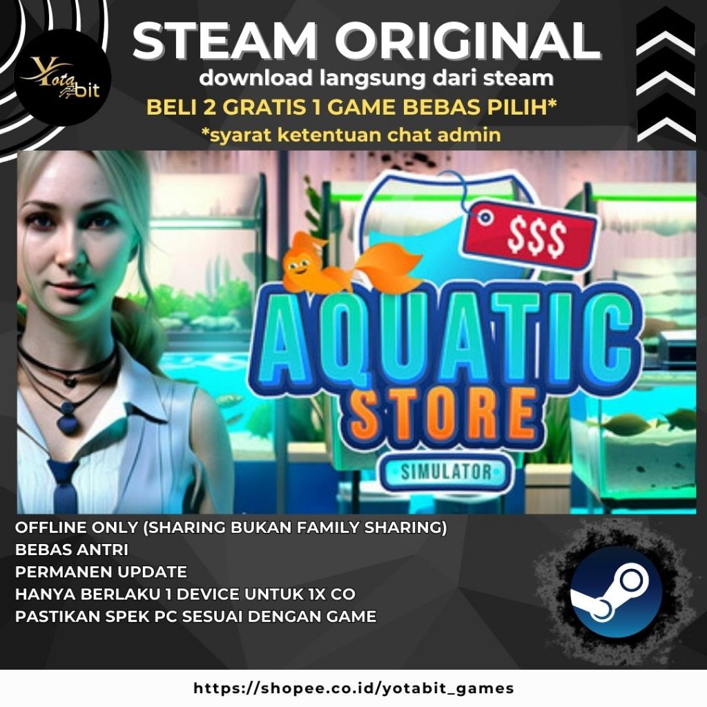 Aquatic Store Simulator PC Game Sharing Original Offline