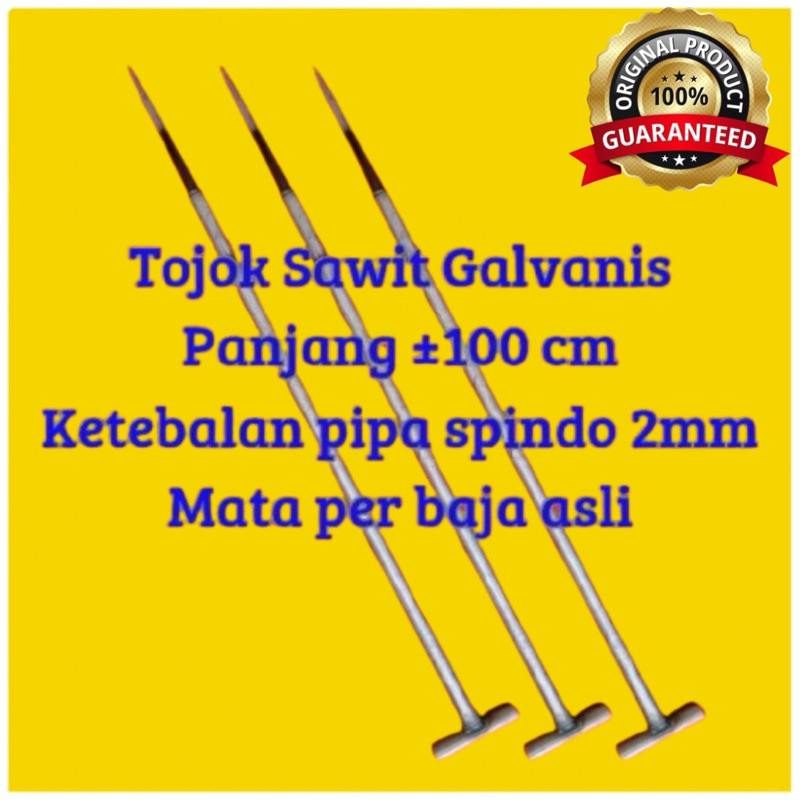 tojok sawit Galvanis mata baja asli