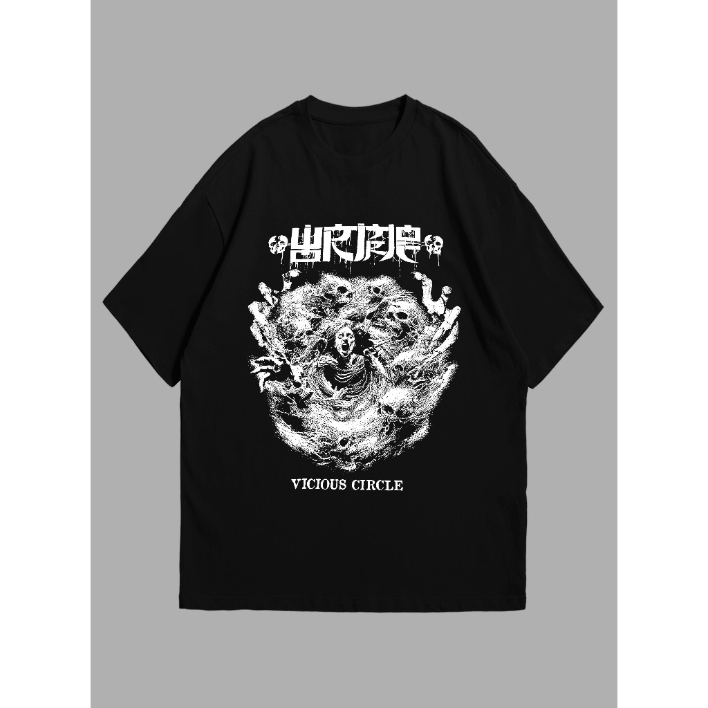 TSHIRT WORMROT - VICIOUS CYRCLE / KAOS BAND WORMROT KAOS METAL PUNK HARDCORE TSHIRT BLACK