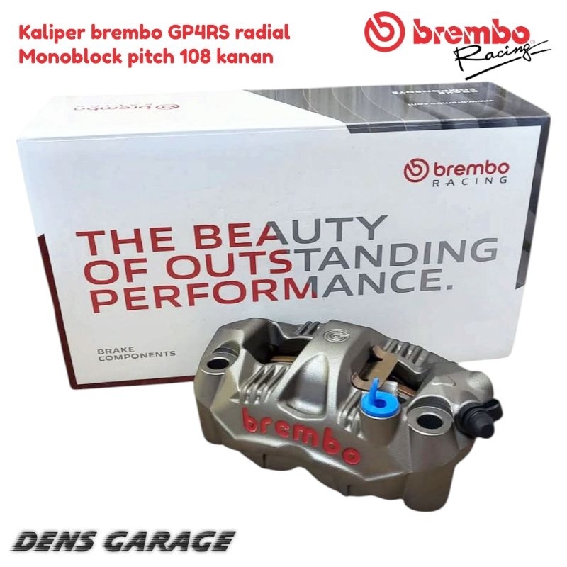 kaliper brembo gp4rs kanan 108 mm original