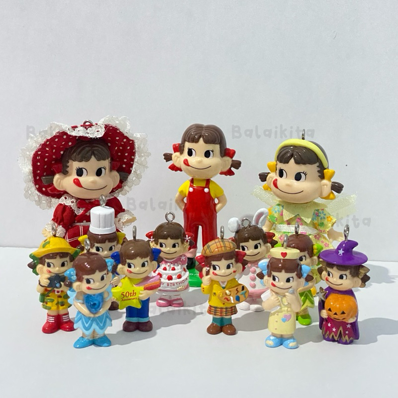 figure peko chan keychain~.gantungan peko chan ੈ✩‧₊˚