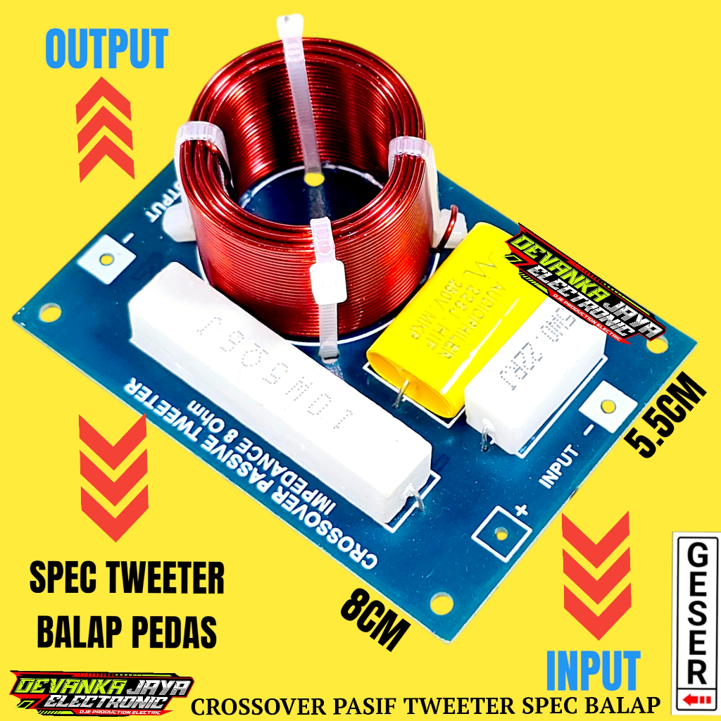 Crossover Passive Pasif Twiter Tweeter