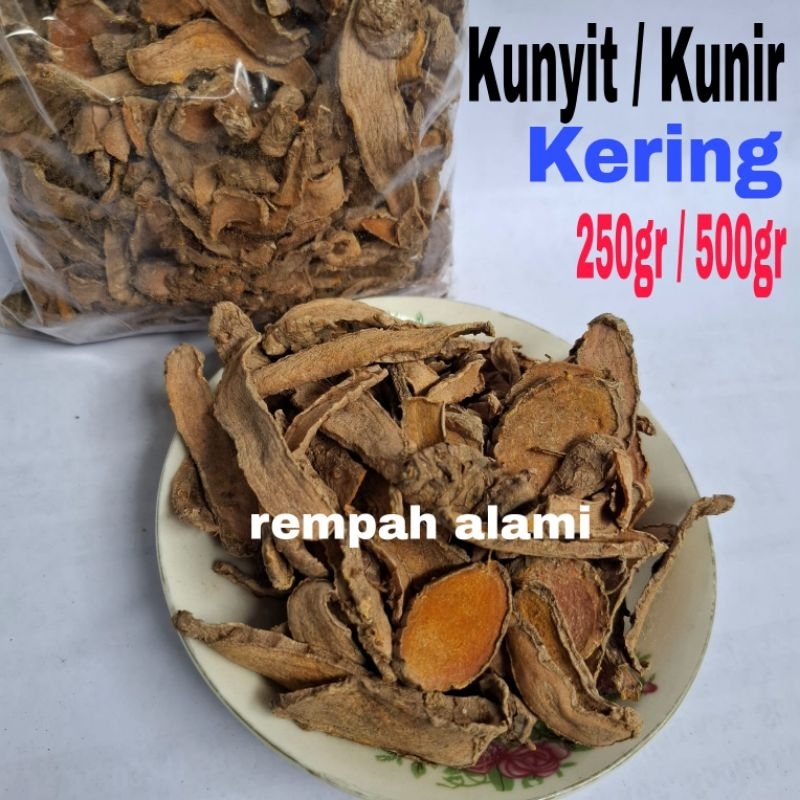 

Kunir / Kunyit iris kering 250/500gr