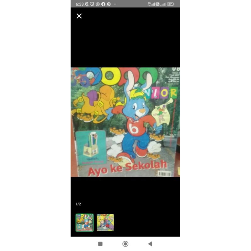 majalah bobo junior