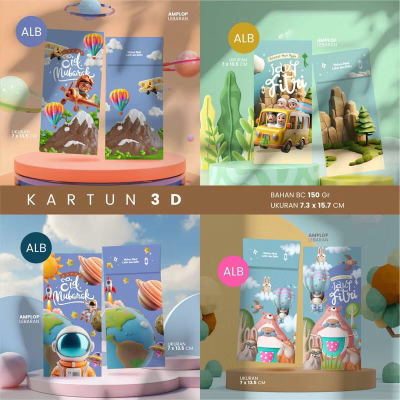 

AMPLOP LEBARAN THR ISI 20PCS