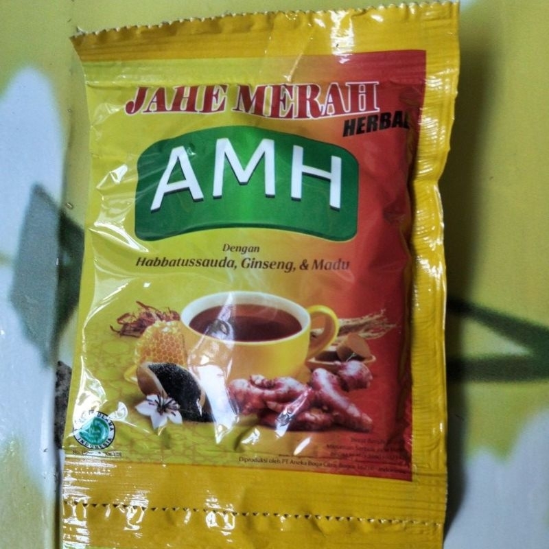 

AMH minuman jahe merah ginseng dan habbatussauda renceng 10 X 20gr