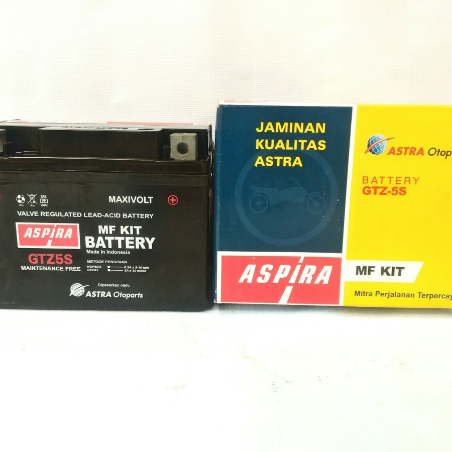 AKI KERING GTZ5S MF 3,5AH ASPIRA