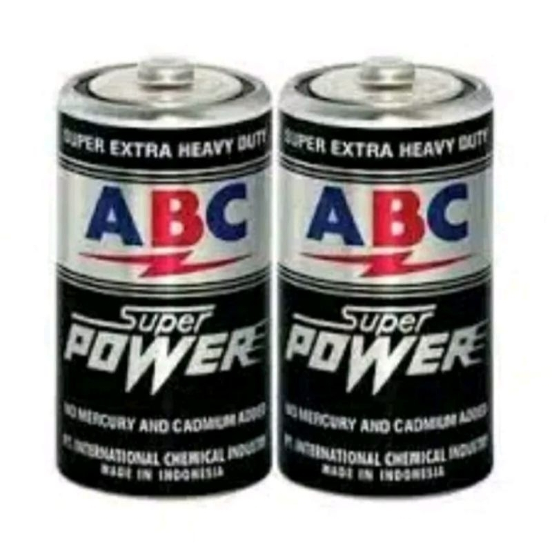 Baterai ABC SUPER POWER BESAR HITAM