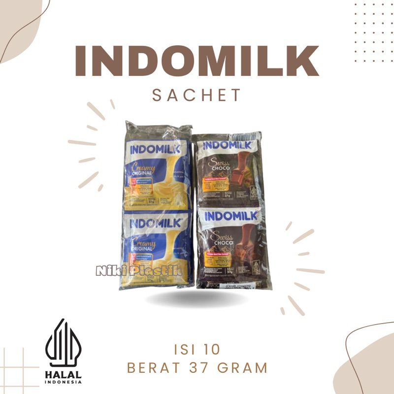 

Indomilk Kemasan Sachet 37gr / Krimer Kental Manis