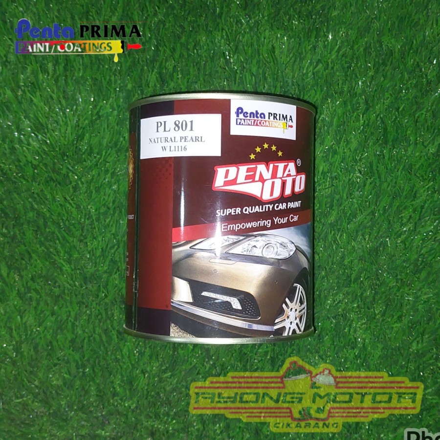 BARU CAT PENTA OTO/CAT DUCO PU PL 801 NATURAL WHITE 1KG (MUTIARA PUTIH) - 1 KG LM 07