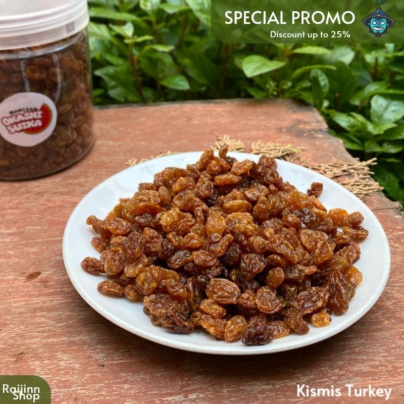 

Kismis Turkey Toples |400Gram |Buah kering |Camilan |Snack