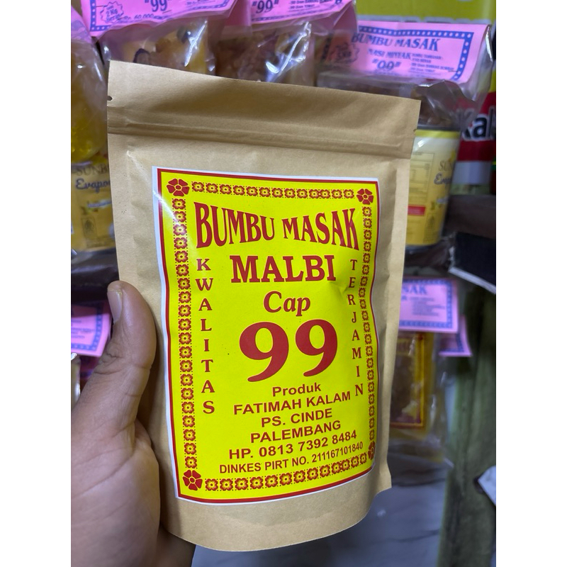 

HALAL BUMBU BUBUK MALBI CAP 99 Pasar cinde Palembang