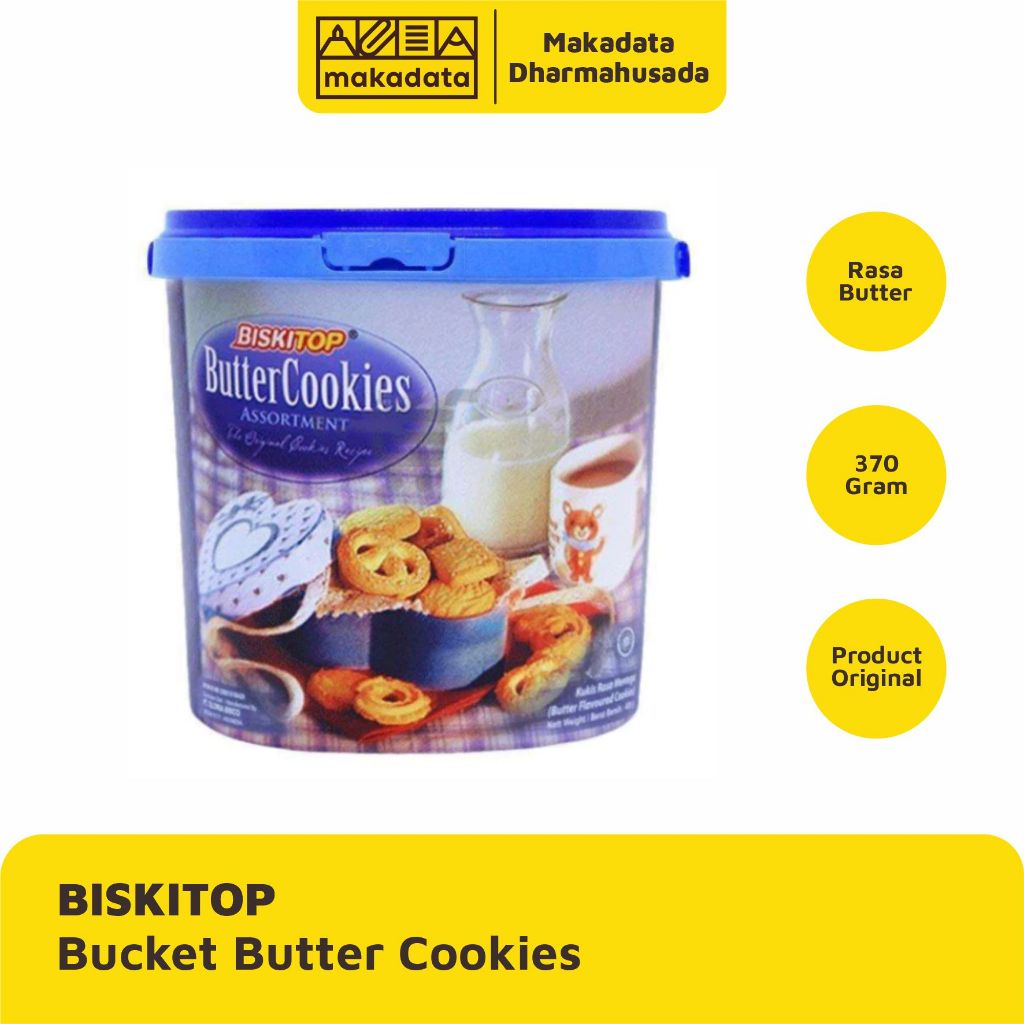 

BISKITOP BUCKET BUTTER COOKIES 370 GR MURAH