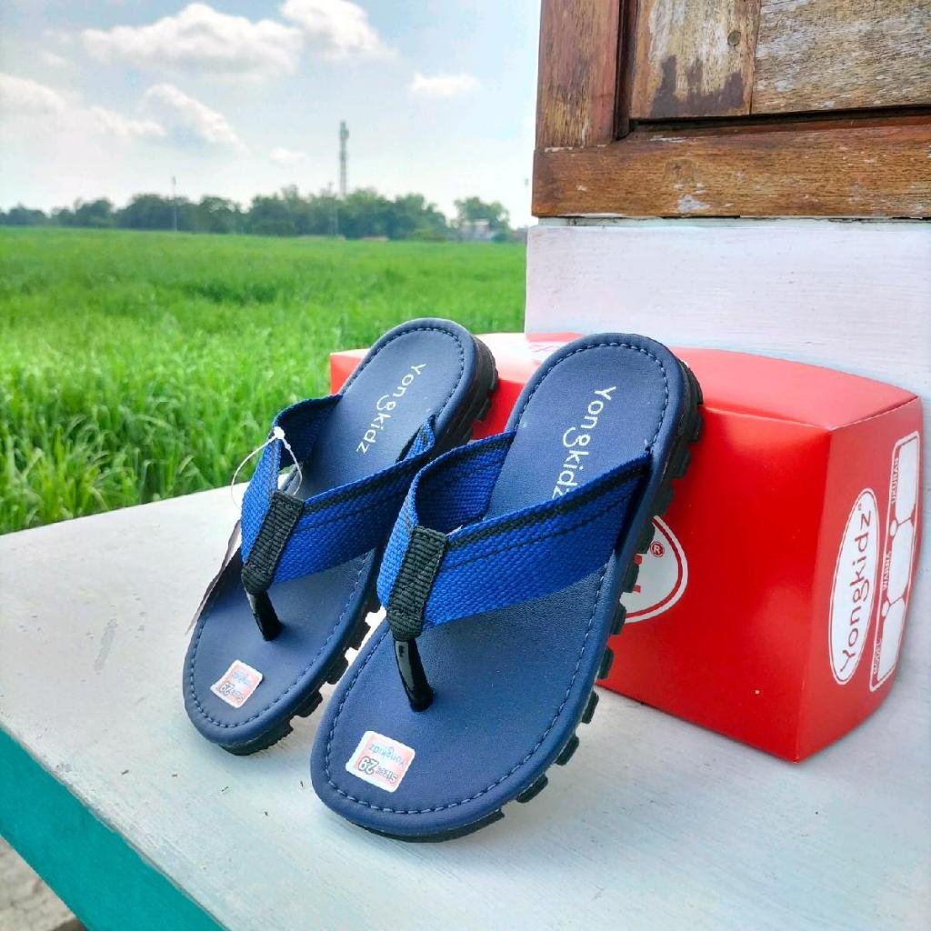 Sandal anak laki-laki jepit polos 4-10 tahun - BEEGY