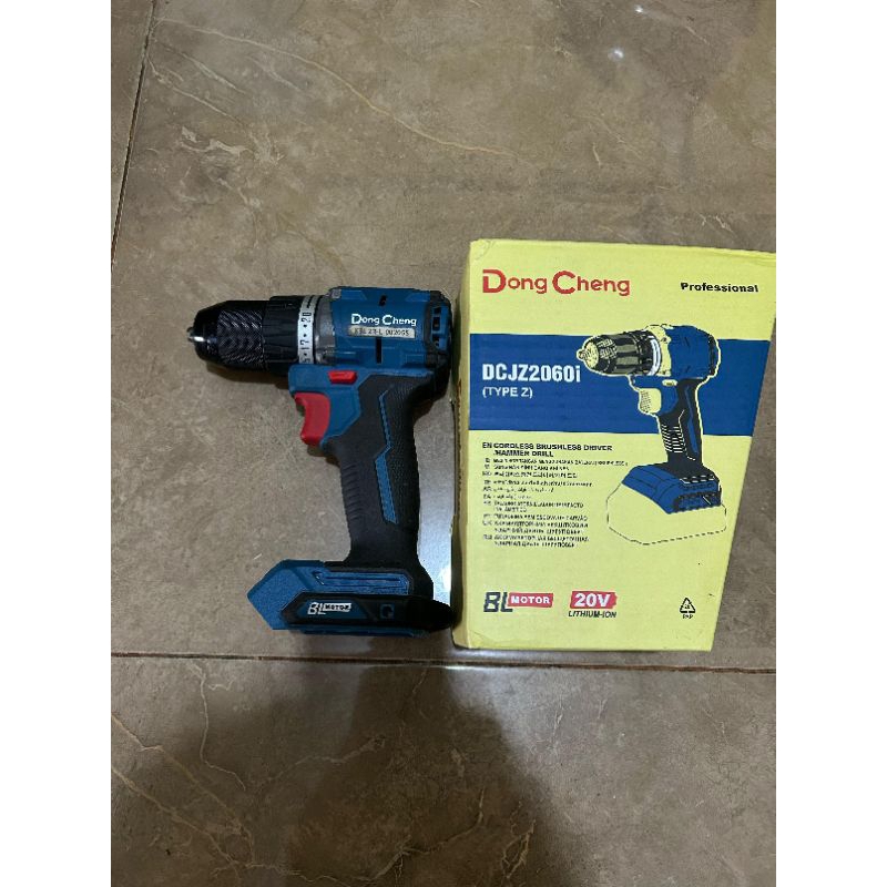 Bor Cordless brushless 21V Dongcheng dcjz 2060 i unit only (bekas mulus)