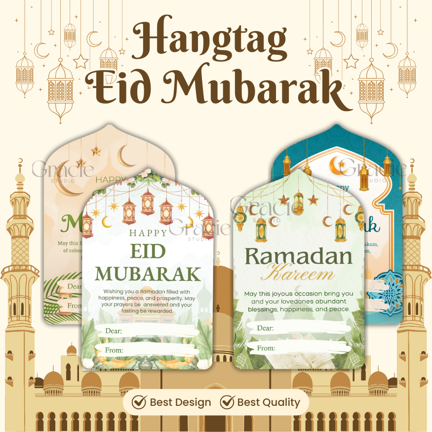 

Hangtag Idul Fitri Ramadhan Lebaran Eid Label Tag Parcel Hampers