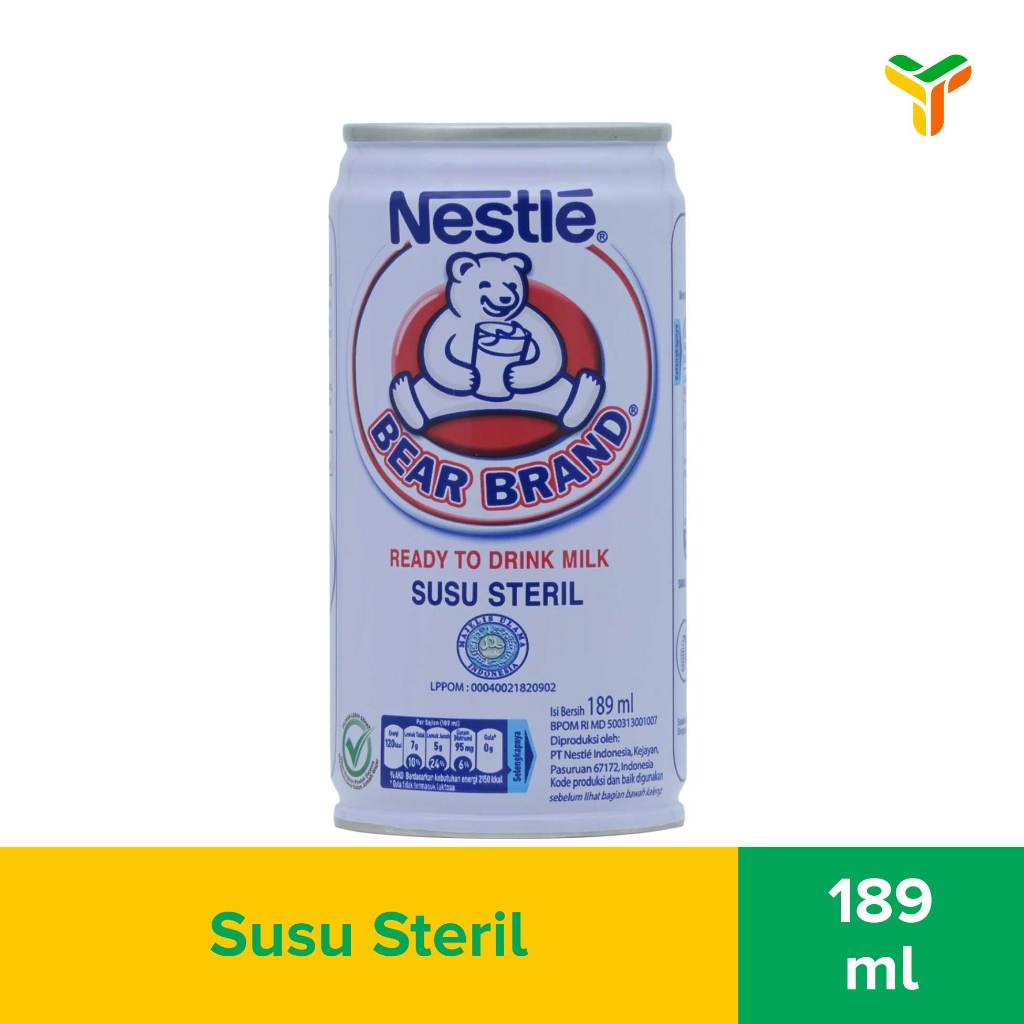 

Bear Brand Susu Steril 189 Gr