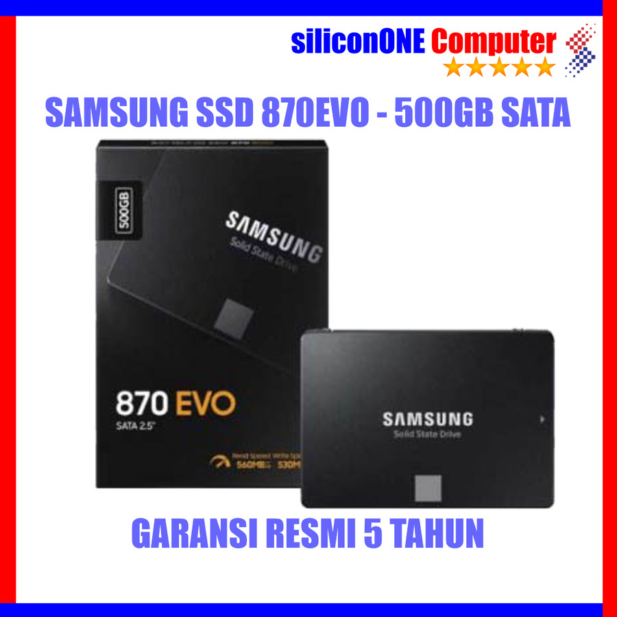 Samsung SSD 870EVO - 500GB 870 EVO 500 GB SATA