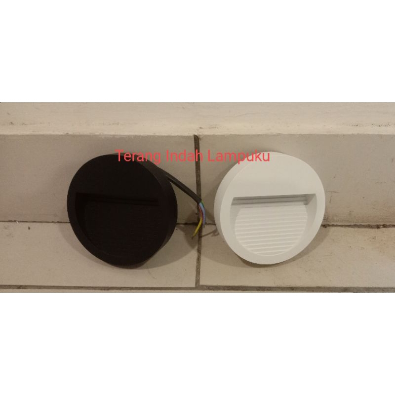 Lampu tangga / Step Light/ LED/ 3w 3watt/ outbow/ bulat/ outdoor/ indoor